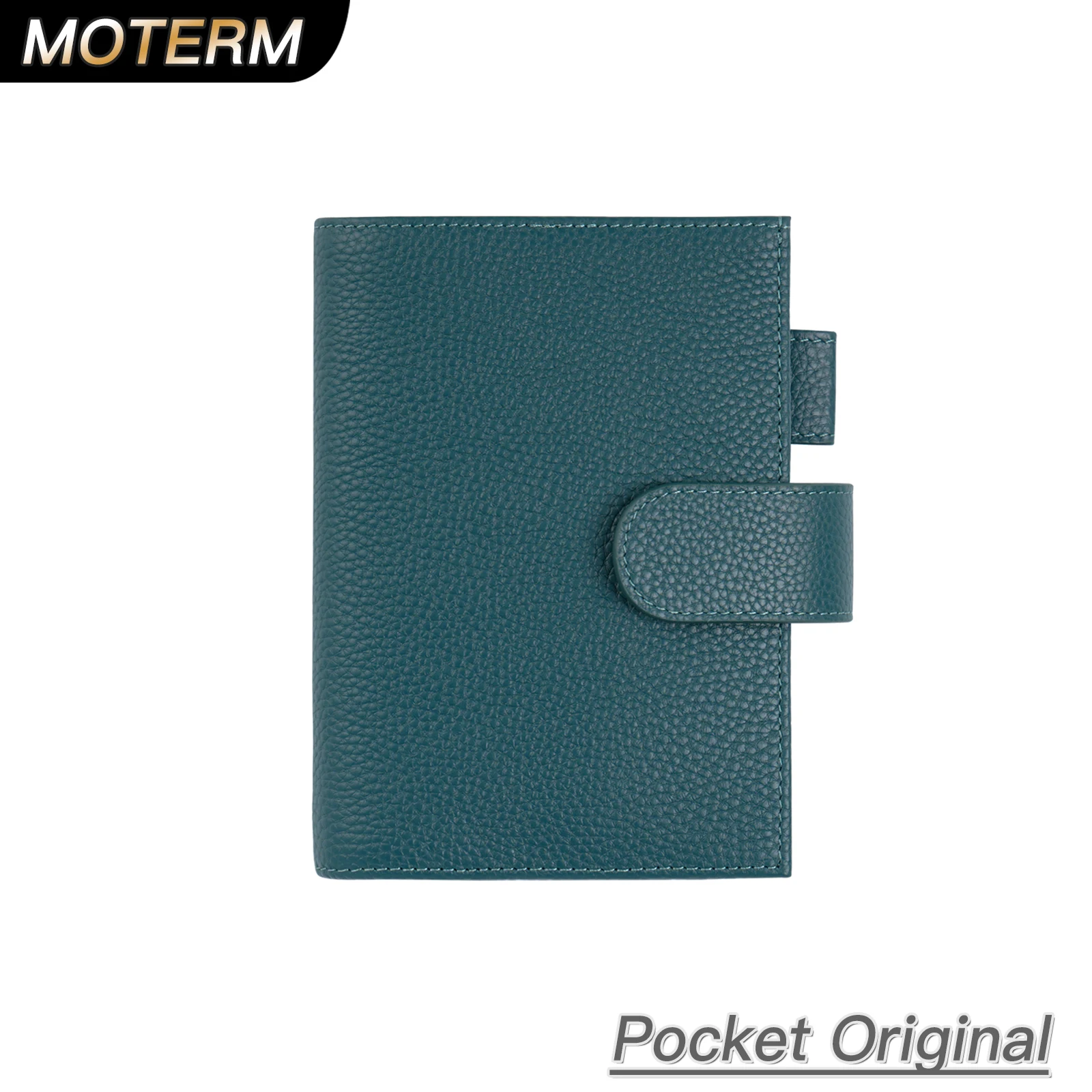 Moterm Oryginalna okładka do planera Moleskine Pocket (3,5 x 5,5 cala) Notatnik z tłoczonej skóry wołowej Organizer do notatnika