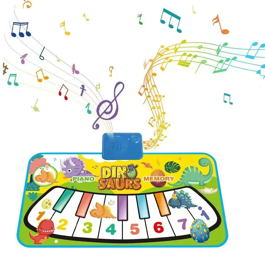 Children's Piano Mat 47*31cm Floor Keyboard Dance Pad Toy Instrument Carpet for Boys And Girls Kids' Music And Movement Gift