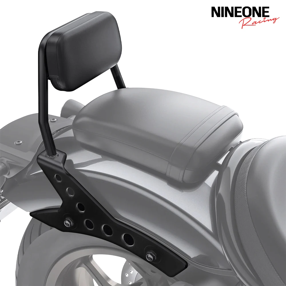 

Sissy Bar Backrest Passenger Seat Cushion Back Rest Pad Compatible For Honda Rebel CMX1100 CMX 1100 2021-2025 Relaxed your back
