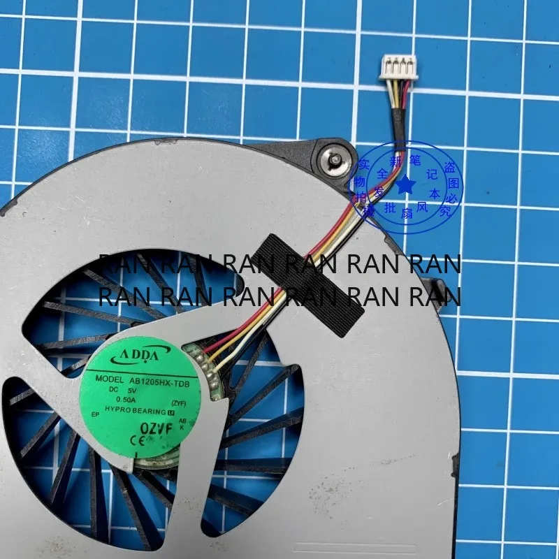 مروحة تبريد وحدة المعالجة المركزية الأصلية لمروحة ACER Aspire 8943G 5943 8943 AB1205HX-TDB