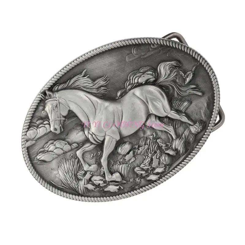 N5KF Heavy Duty Belt Buckle Temperature Resistant Strap Bucle For Women Men Jeans