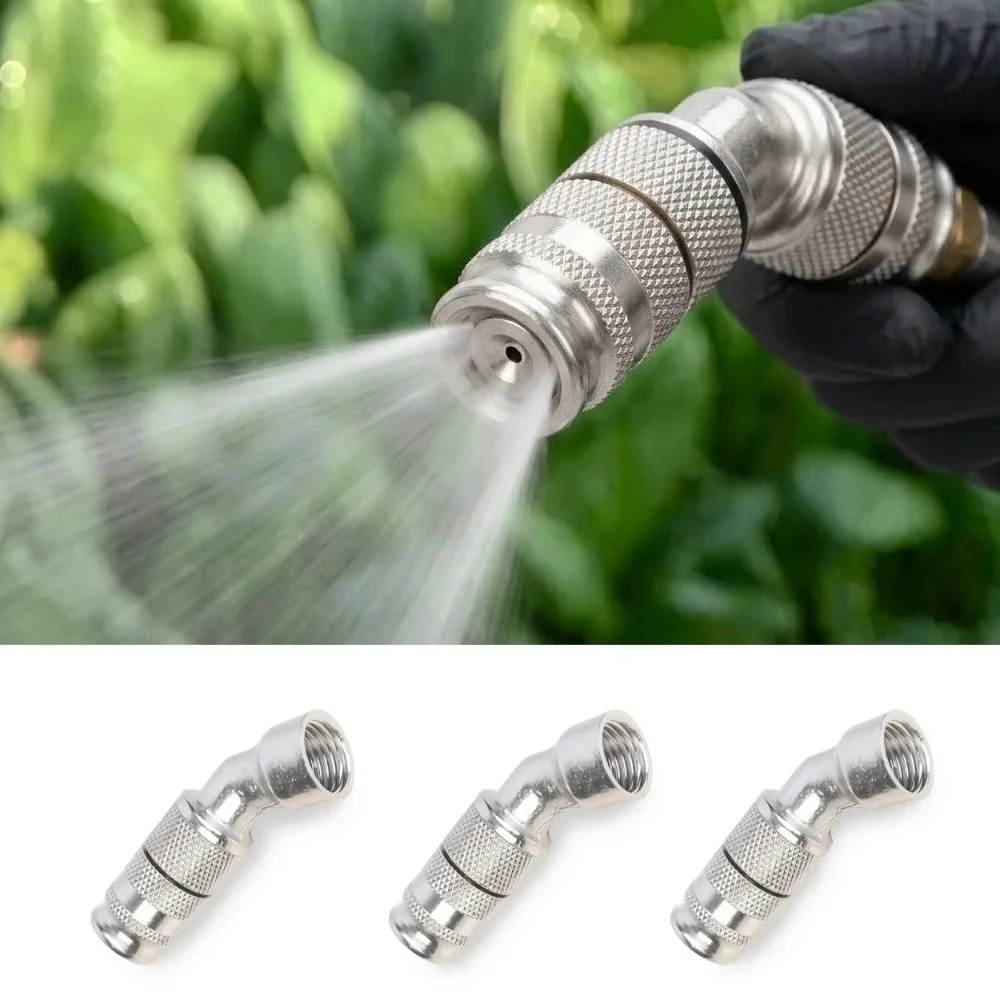 Adjustable Brass Atomization Nozzle 1Pcs Spray Garden Cleaning Machine Agricultural Irrigation Spraying Sprinkler Water Saving