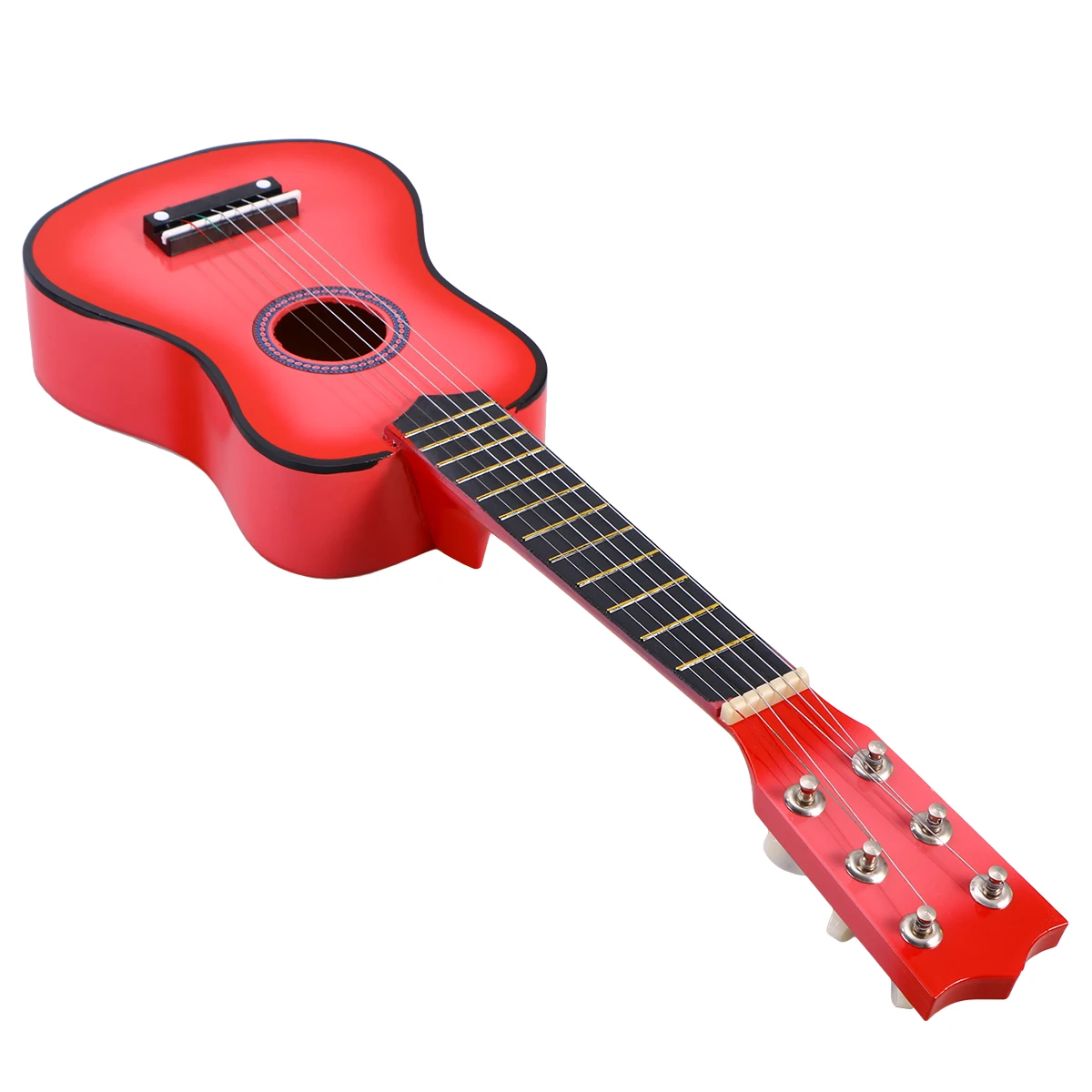 Kinder Gitarre Tragbare Kleine Holz Akustische Musikinstrument Für Kinder Anfänger Kleinkind String Geschenk