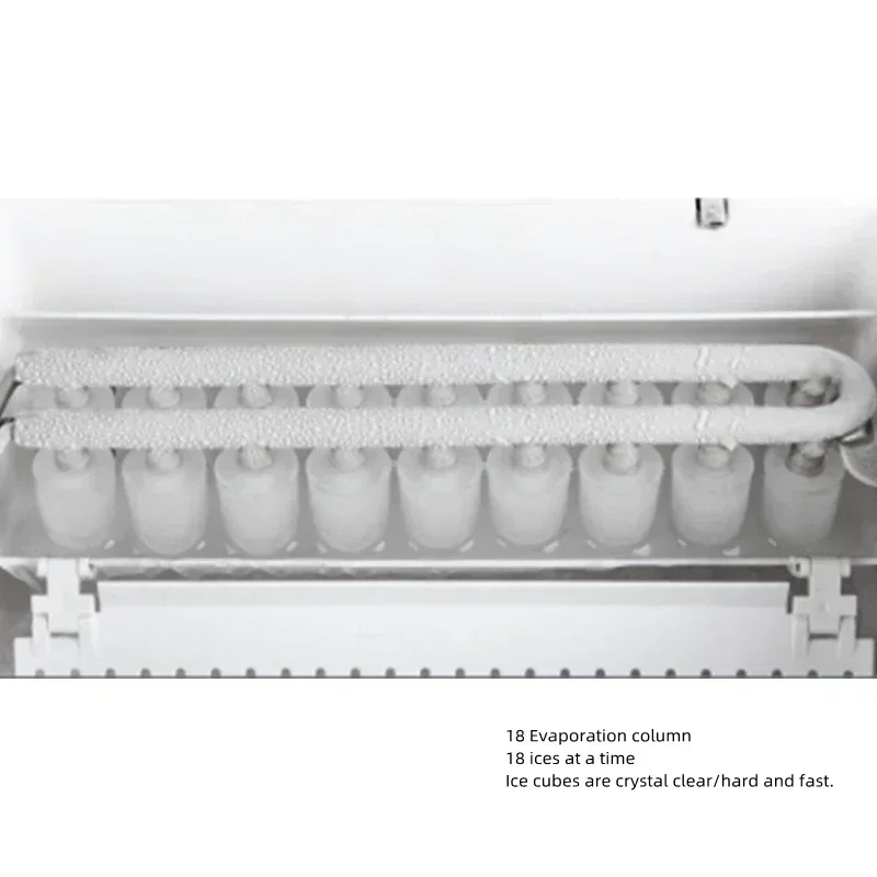 Home Electric ZB-20A Ice Machine 35KG/24H Ice Maker Small Round Ice Making