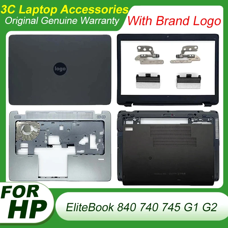 New For HP EliteBook 840 740 745 G1 G2 Laptop LCD Back Cover Front Bezel Upper Palmrest Cover Bottom Case 779682-001 730949-001