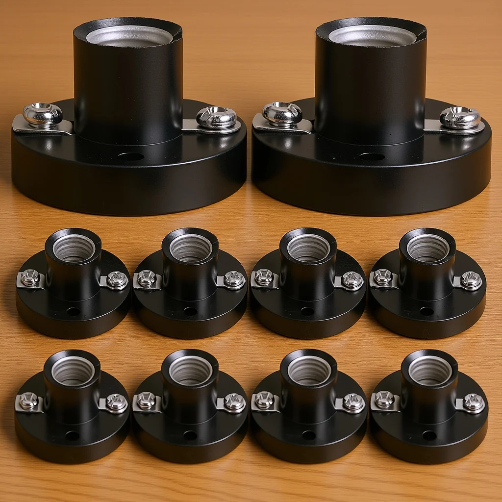 

10 шт. мини-цоколей для ламп, держателей для DIY-проектов освещения, винтовых патронов, электрических тестовых держателей для лампочек