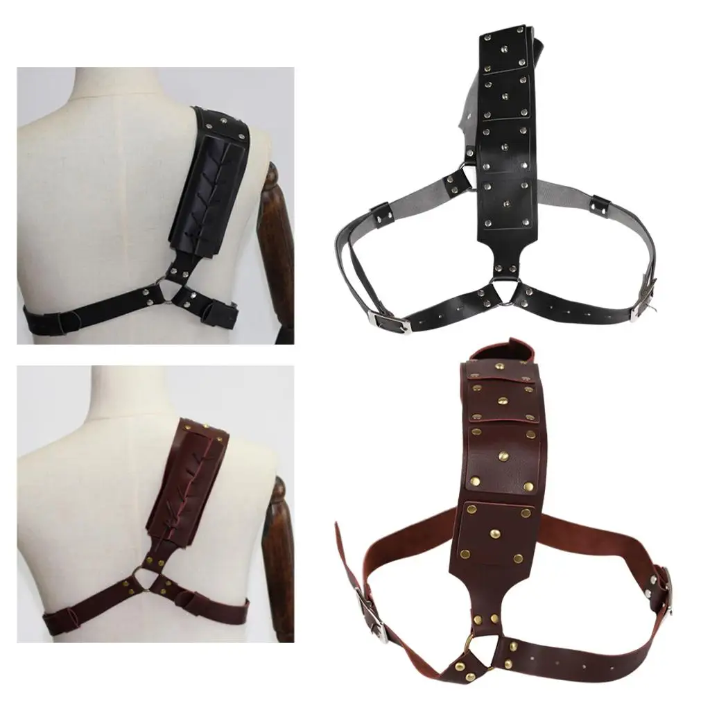 

Sword Shoulder Buckle Strap Scabbard Holder Rapier Back Sheath Retro Style