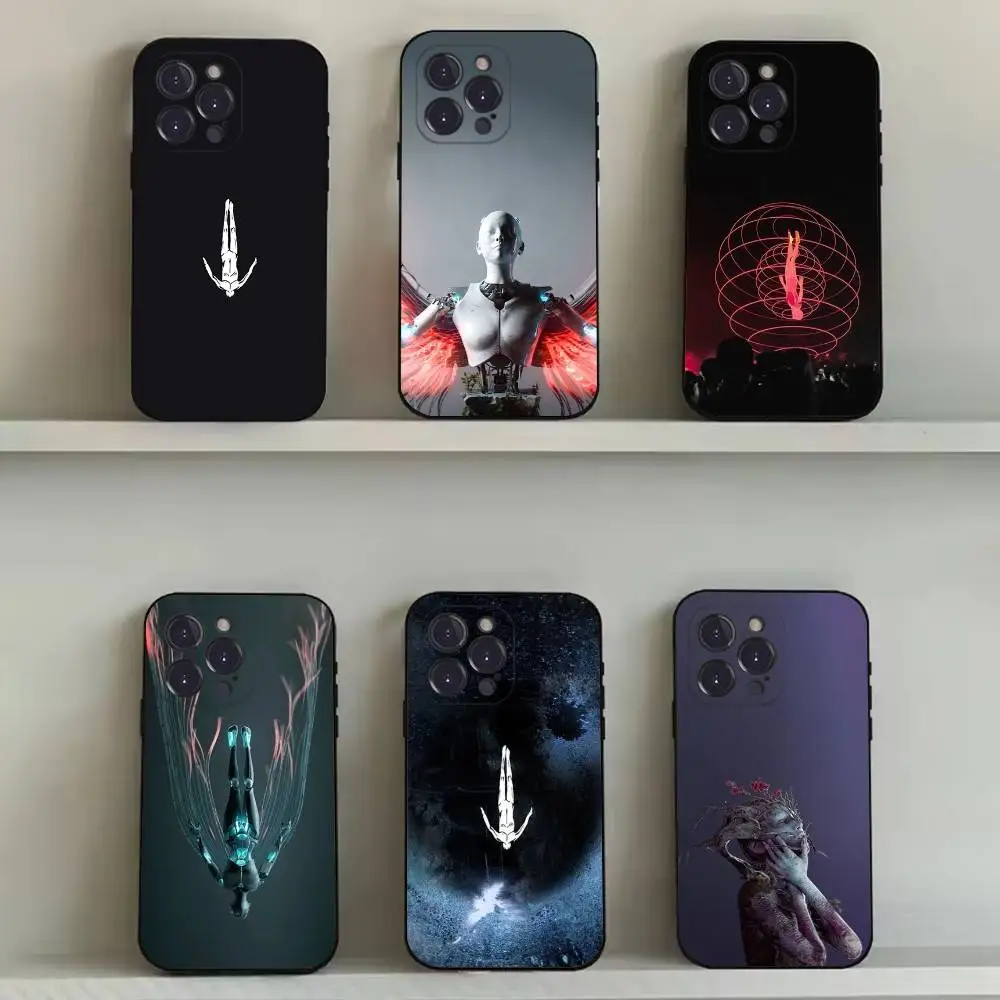 

DJ A-Afterlife Anyma Phone Case For iPhone 16,15,14,13,12,11,Pro,Max,Plus,X,XS,SE4,E,Mini,Soft Black Case
