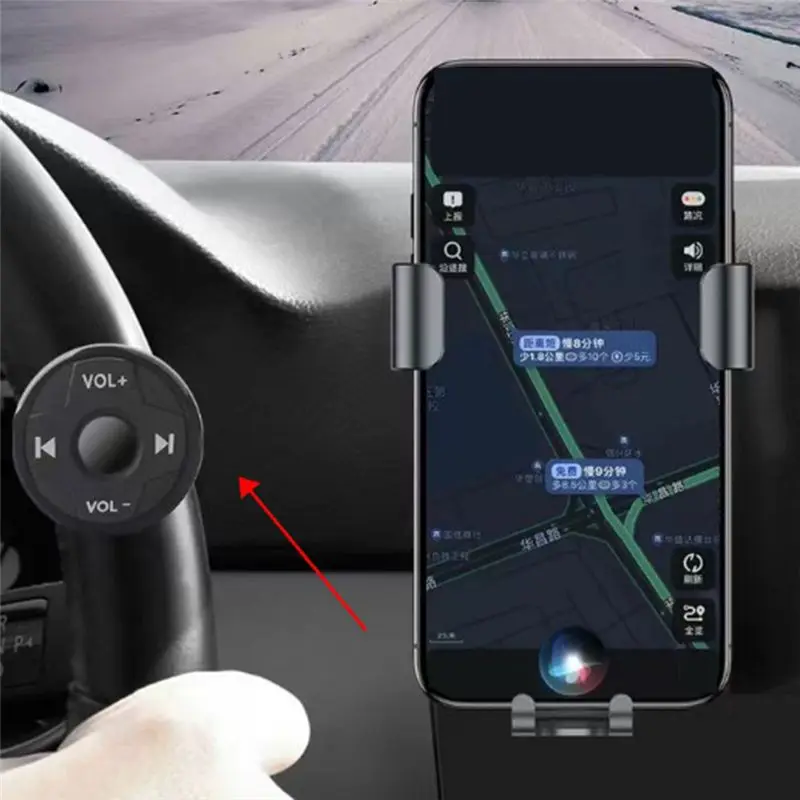 #14W Car USB AUX Receiver Wireless Bluetooth Media Multifunction Button,multifunction button,(black)