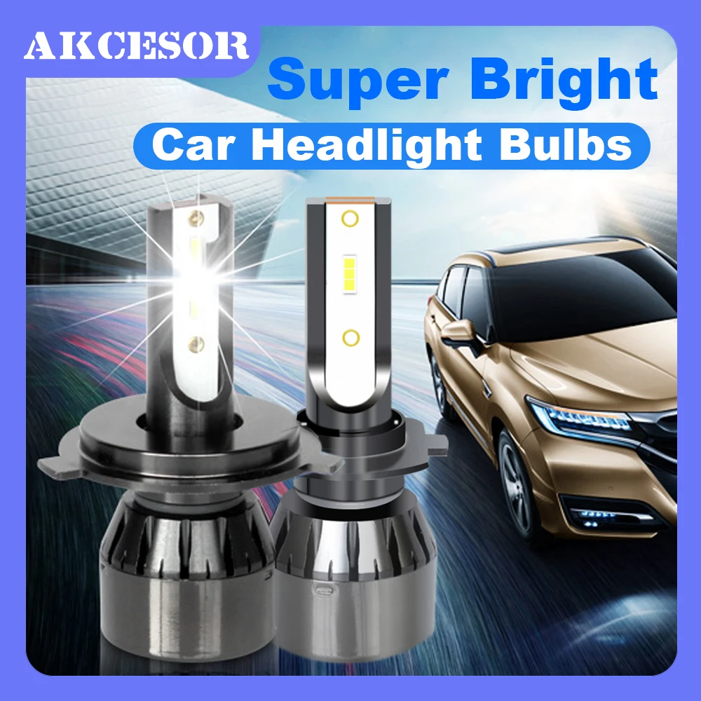 

H7 LED H4 Headlight Bulbs H1 H13 H11 9005 9006 5202 9012 880 881 9008 H13 H15 9007 9004 Auto Lamp Accessories 60W Spotlight