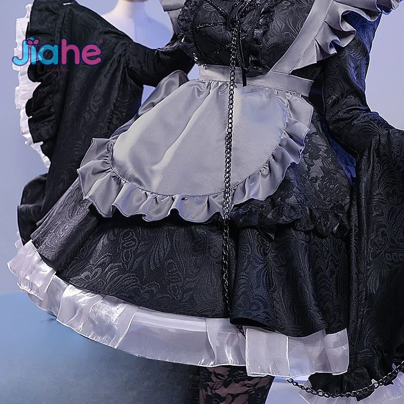 Kitagawa Marin My Dress-Up Darling Cos nombre Cosplay disfraz vestido sombrero accesorios calcetines delantal niña Halloween uniforme de sirvienta Lolita