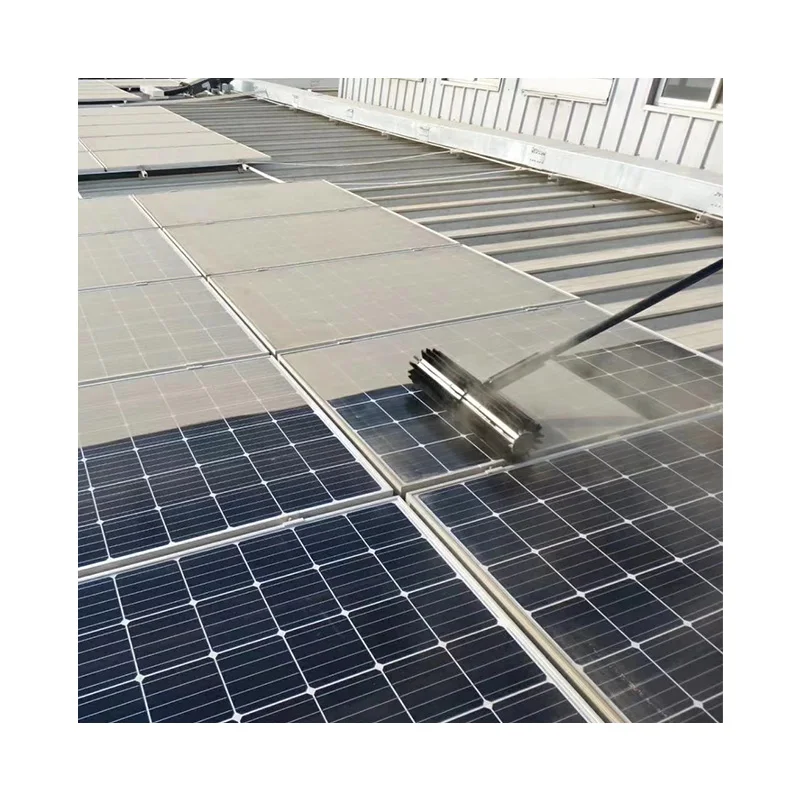 Portable PV Panel Rotary Cleaning Brush | Multifunctional Solar Maintenance Tool Compatible With Various Types Of Solar Power Mo