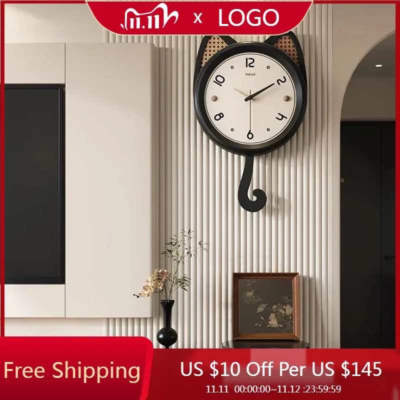 

Living Room Wall Clocks Luxury Interior Bathroom Minimalist Clock Wall Korean Digital Bedrooms Simple Reloj De Pared Home Decor