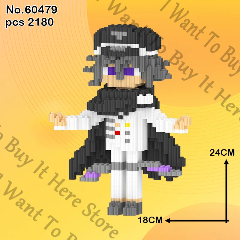 Anime Danganronpa Nanami ChiaKi Kokichi Oma Cosplay Piece Together Accessory Garage Kits Ornament Figurine Model Toys Mascot