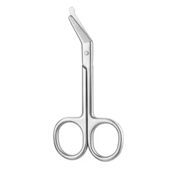 Stainless Steel Bandage Scissors 11.2/14CM Nursing Scissors for Medical Home Use