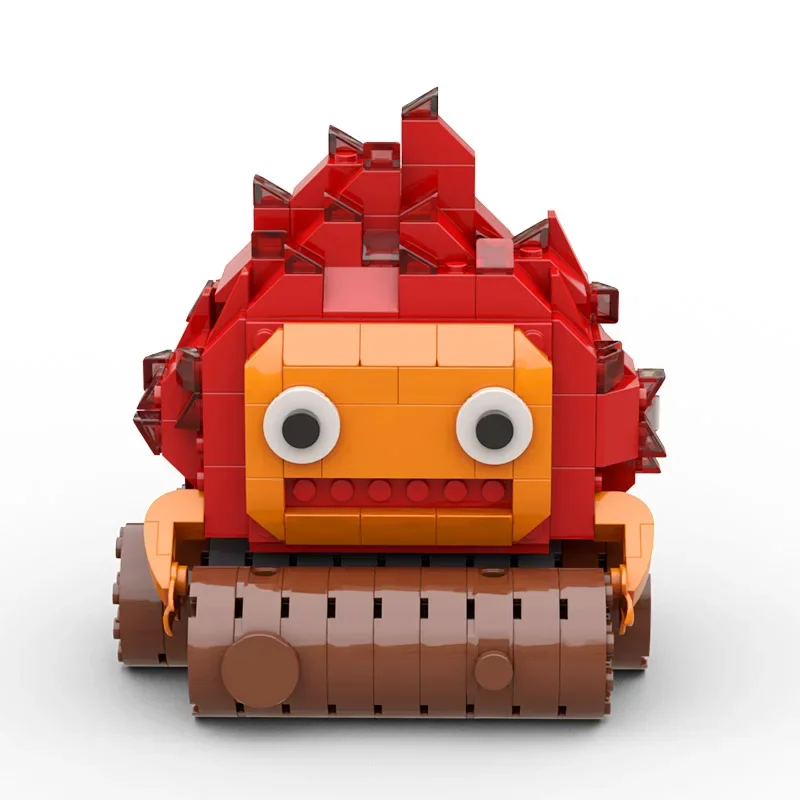 Bricklink Ideas 일본 애니메이션 움직이는 성 화재 악마 Calcifer 크리 에이 티브 전문가 건축 빌딩 블록 장난감 어린이 선물
