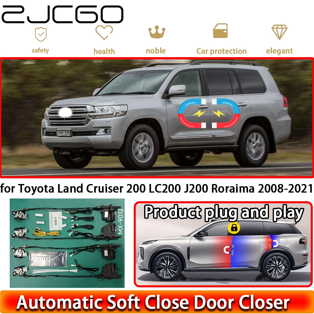 for Toyota Land Cruiser 200 LC200 J200 Roraima 2008-2021 OEM Soft Close Door Kit Power Closing Latch System Auto Door Easy Close
