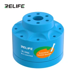 RELIFE-caja de almacenamiento para reparación de teléfonos móviles, caja giratoria de almacenamiento de herramientas de mantenimiento de 360 grados, destornillador RL-078A