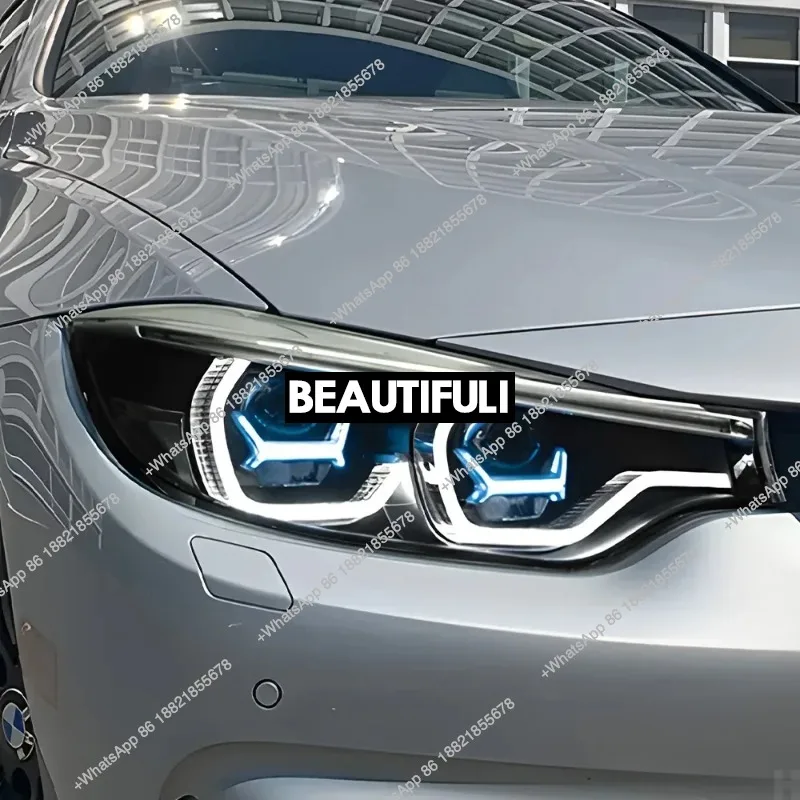 For 4 Series F32 M4 425i 430i 2013-2020 Auto Headlights Assembly Upgrade High Quality LED DRL Projector Lens Car Accessories