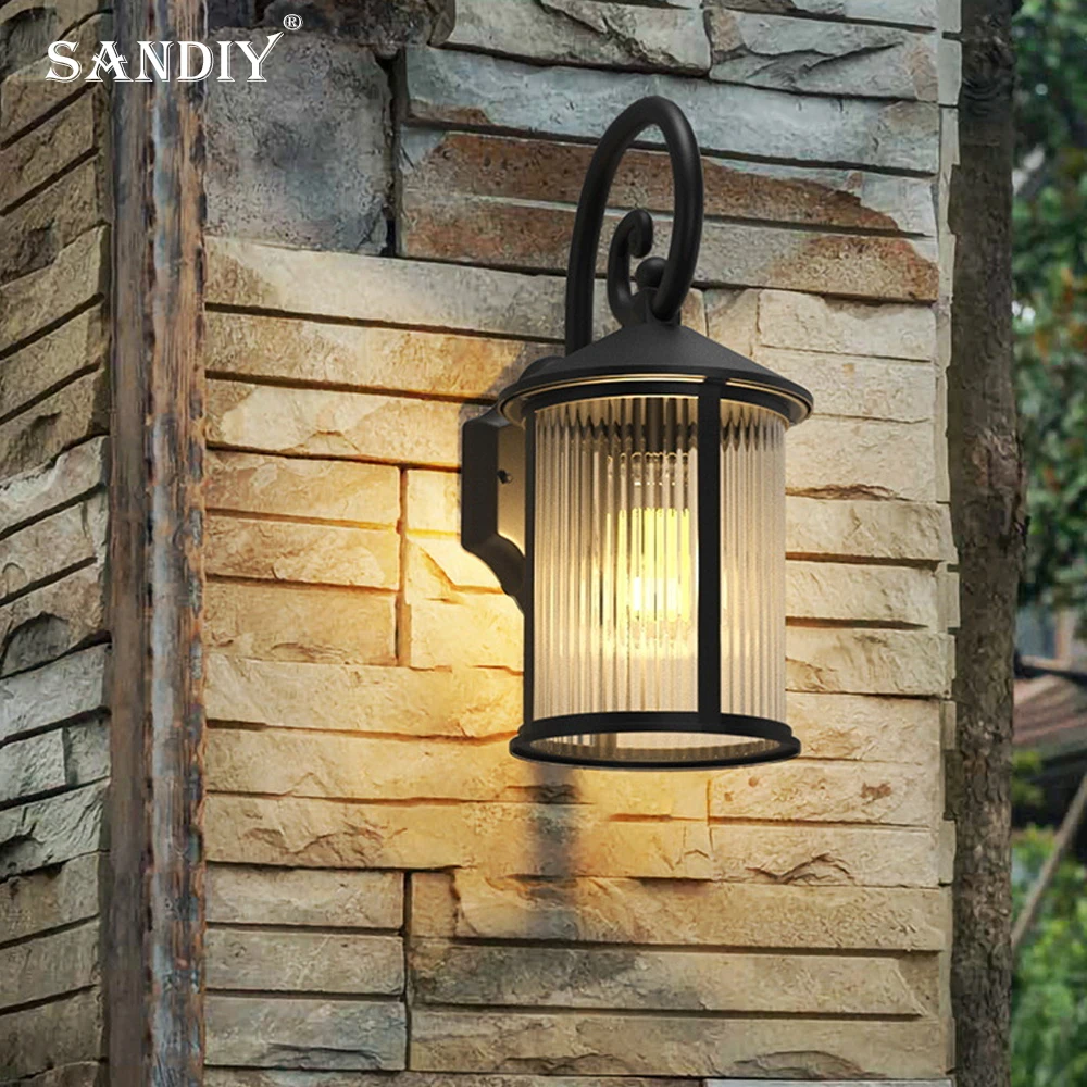 

SANDIY Outdoor Wall Light Waterproof Garden Hot Sale Garden Light Outdoor Villa Aisle Terrace Balcony Gate Exterior Wall Light