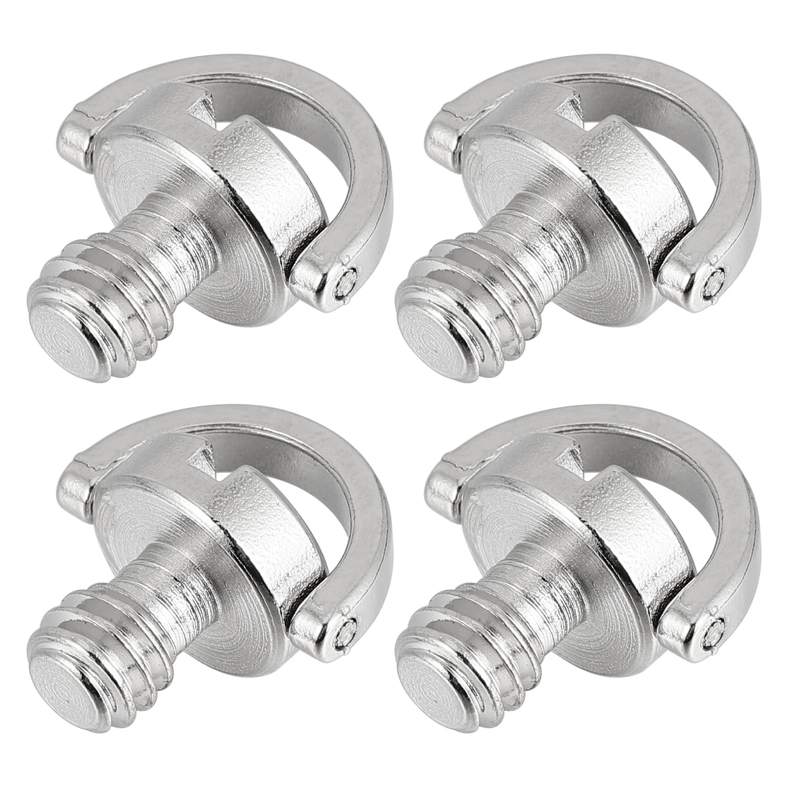 

4pcs Camera Screw Tripod Slotted Monopod Quick Release Plate Mounting Iron Shaft Photography Telescope Ball Head