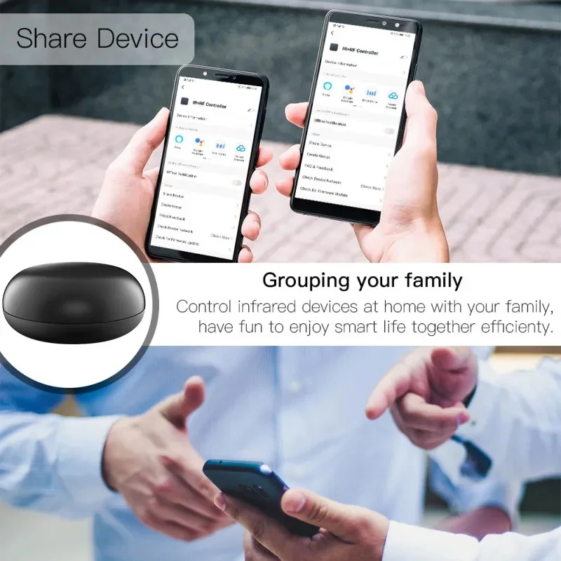IR FR pengendali jarak jauh wifi pintar inframerah Universal Tuya untuk kontrol rumah pintar untuk TV DVD AUD AC bekerja dengan Amz Alexa Google home