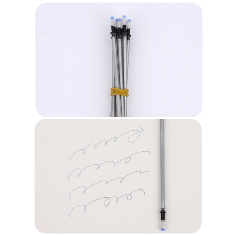 100x recargas mercurio-plata tela plateada multifuncional recargas para lápices suministros costura para cuero DIY