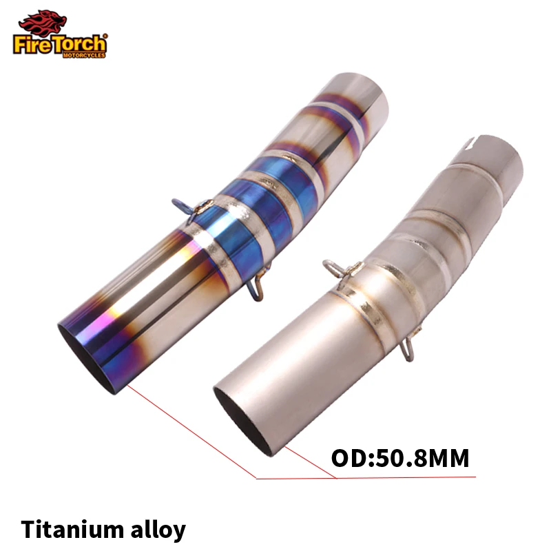 

Для мотоцикла Triumph Daytona 675R 2013-2017: Модифицированная средняя соединительная труба из титанового сплава, 50.8 мм, для выхлопной системы (Escape Moto)