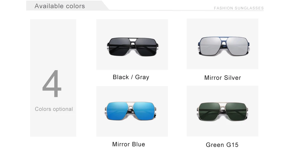 KINGSEVEN 2023 Neue polarisierte Sonnenbrille für Herren, ultradünne Bügel, Piloten-Sonnenbrille für Herren, UV400, Retro-Brille – Detail 3