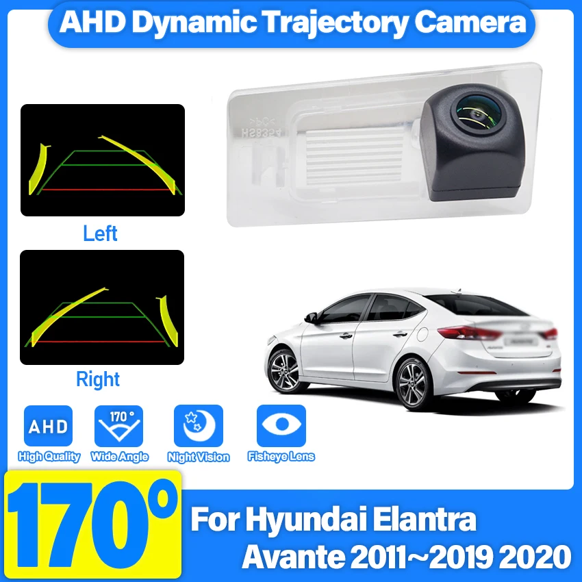 Reversing Camera Car Back up Parking Camera Rear View Camera CCD Waterproof For Hyundai Elantra Avante 2011~2017 2018 2019 2020