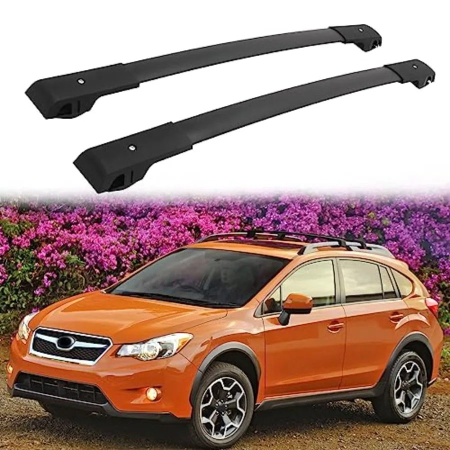 

Roof Rack Cross Bars Fit for XV Crosstrek 2013-2026 Aluminum Cargo Carrier Set with Kayak Bike Canoe Storage in Black