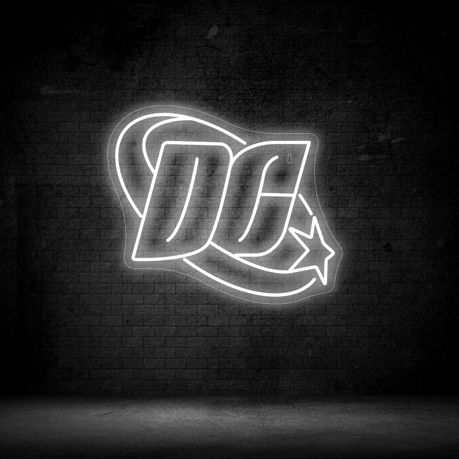 DC Comic Logo Neon Signs for Wall Deocr, Dimmable Room Decoration, Home Bedroom Bar Party Club, USB Lamp, Gift for ForLovers