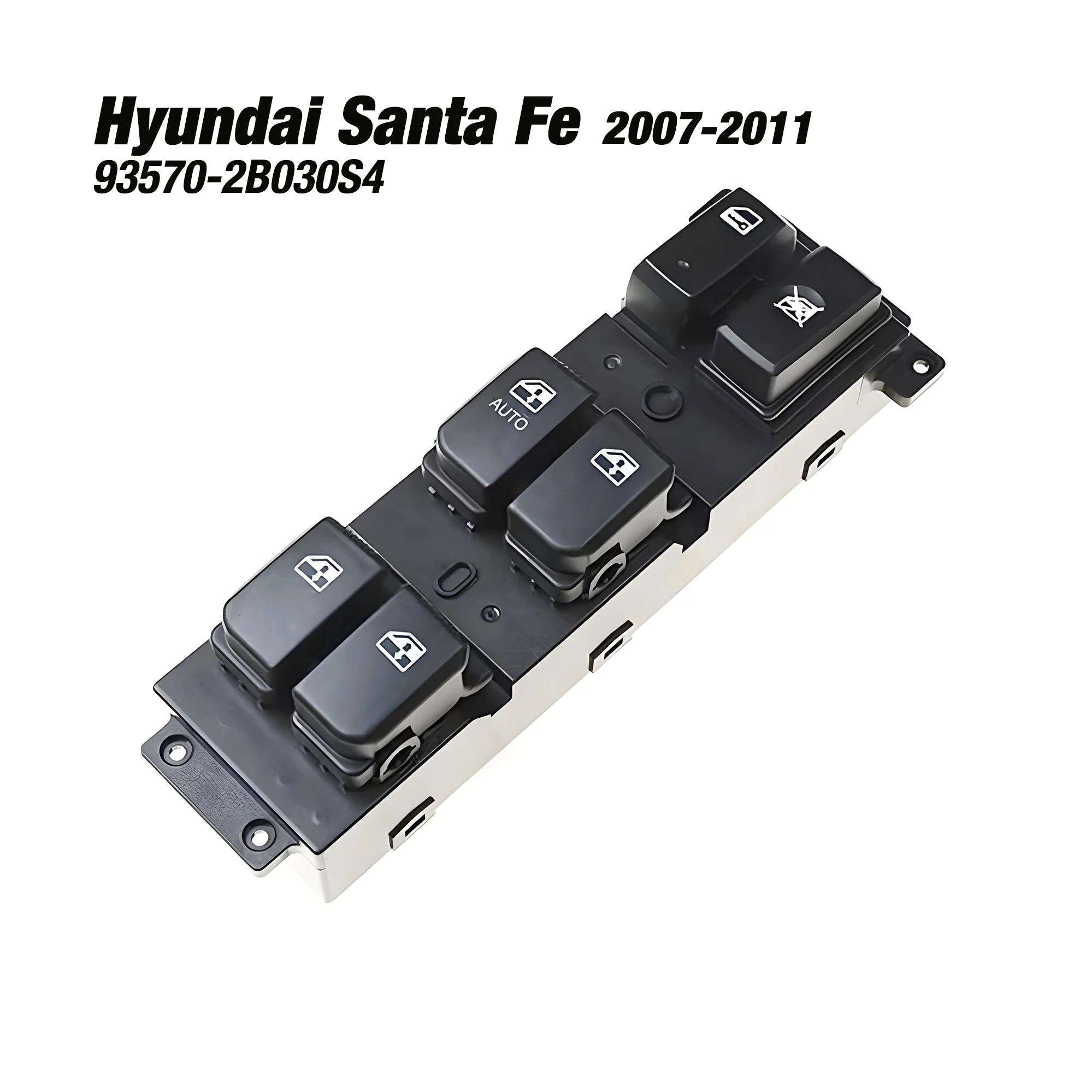 

935702B030S4 93570-2B030S4 For Hyundai Santa Fe CM 2007-2011 ,Left Driver Side Master Power Windows Lifter Control Switch