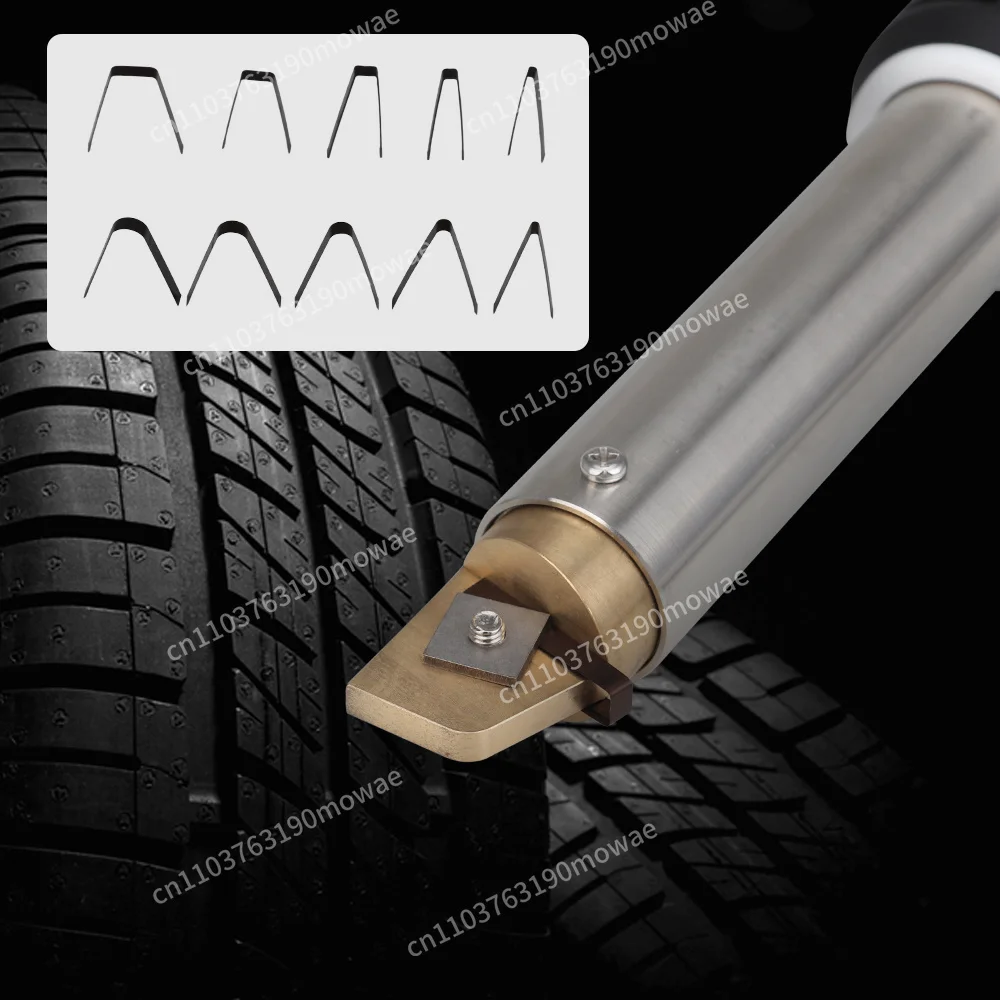 300W Portable Tire Groover Handheld Rubber Carving Machine Motorcycle Tire Slotting Tool Universal Tire Tread Grooving Tool
