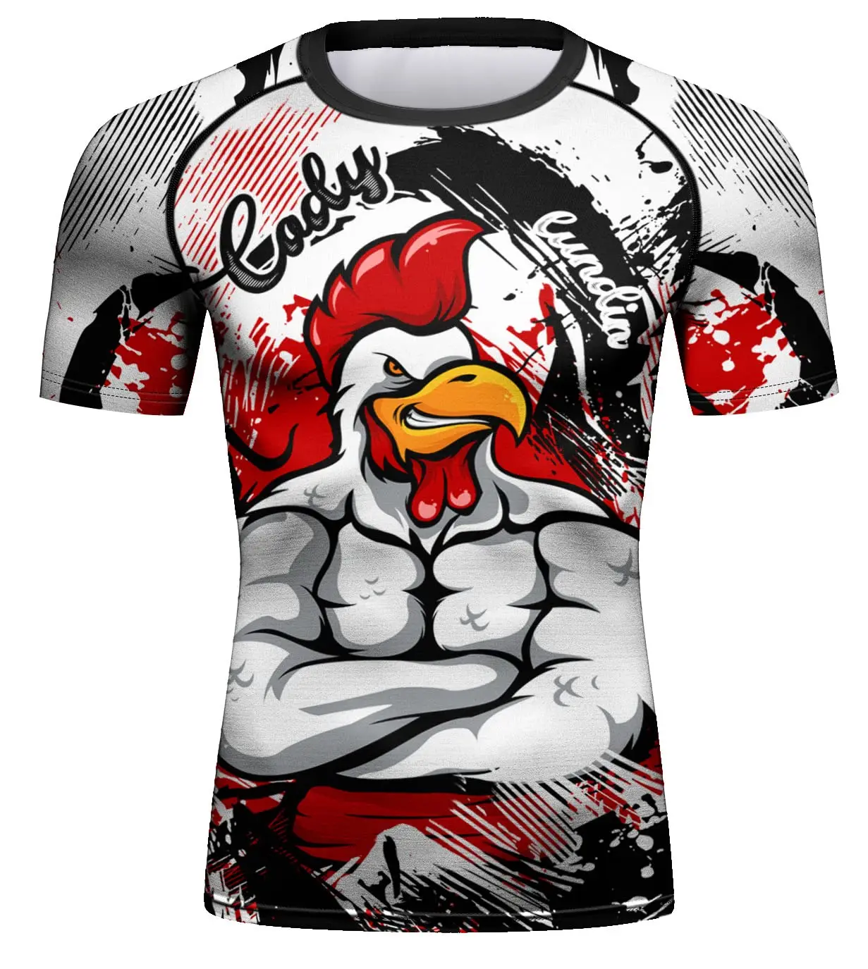 Лето 2025 г., новые мужские колготки, спортивная одежда, дышащая эластичная одежда с принтом, плотный узор, изысканная уличная универсальная одежда