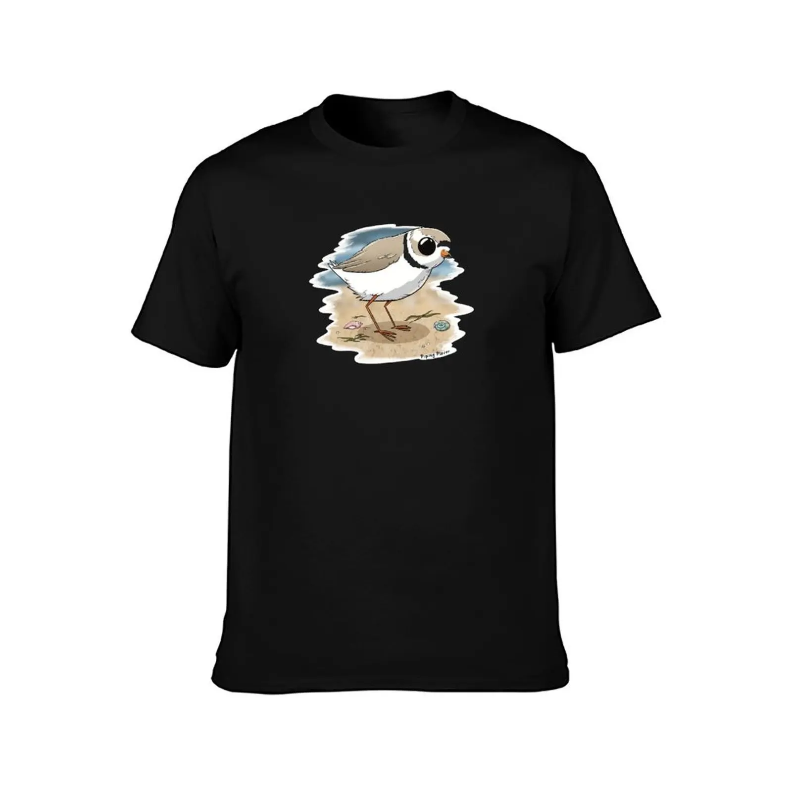 Piping Plover, endangered species T-Shirt Anti-Wrinkle Short Sleeve T-Shirt