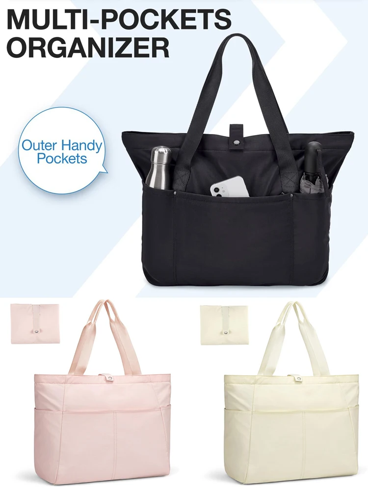 Women Tote Bag University Laptop Travel Tote Diaper Gym Yoga Bag Shoulder Bag for Commuter Work Student Class Shopping Bag
