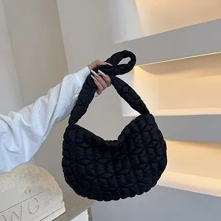 

2025 Summer New 2342 Clutch Bag Cotton Cloth Universal Men's and Women's Zipper Fashion Niche Casual Simple Style