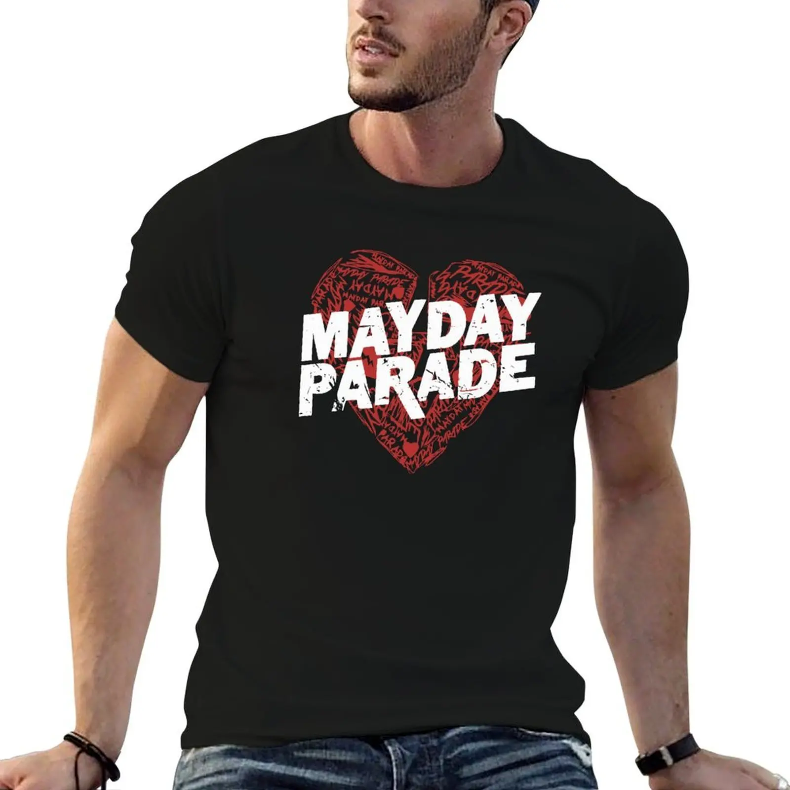 heart art mayday parade logo T-Shirt tees plus size clothes mens fashion