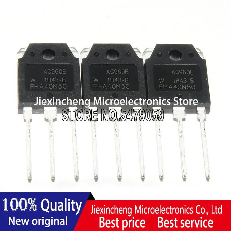 10 peças FHA24N50 24N50 FHA20N50 20N50 FHA40N50 40N50 TO-3P 500V 24A 20A 40A MOSFET Novo original