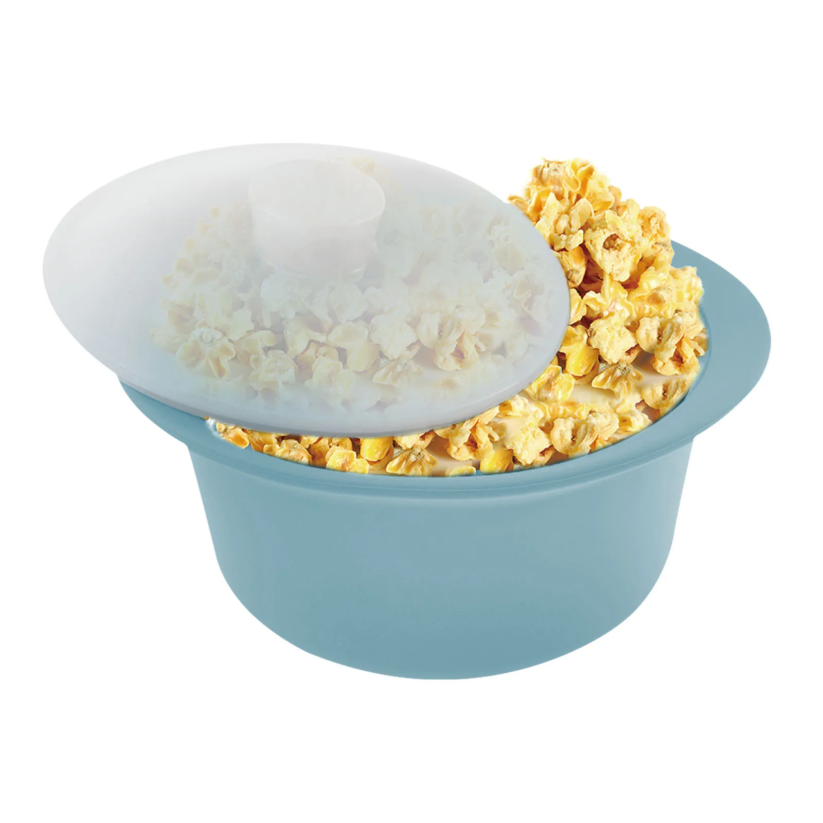 Microwave Silicone Steamer 1350 ml Large Capacity Silicone Popcorn Popper Reusable Silicone Steamer Bowl with Lid Dishwasher and