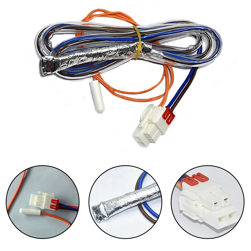 For For LG AP4438477 PS3529340 10K Refrigerator Defrost Sensor And Fuse Replacement For Temperature Humidity Probe Repair Part