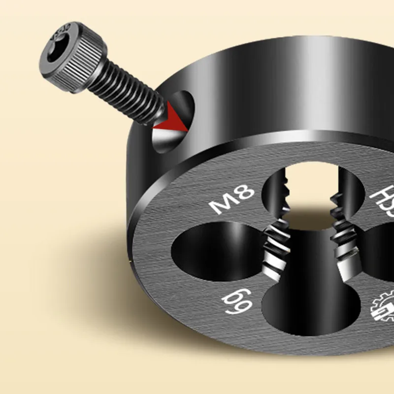 Nitrided Thread Die M2-M30 HSS, Used for Stainless Steel External Thread Tapping and Thread Repair Machine Tool