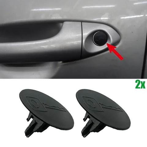 2 шт. новые для Renault Sandero I II 2007 2008-2022 Dacia Sandero Renault Stepway B52 автоматическая дверная ручка багажника, крышка отверстия для ключа