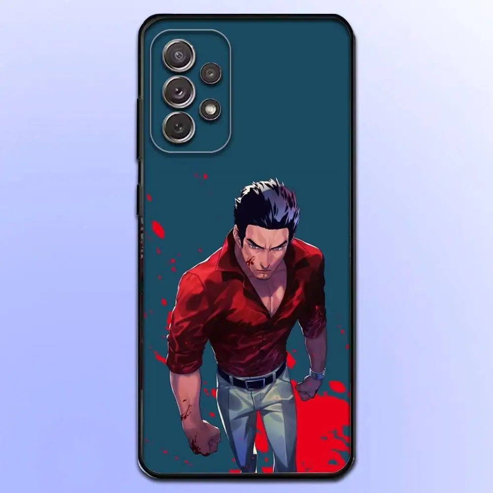 Japanse Game Yakuza Kiryu Dragon Telefoon Case Voor Samsung S 25,24,23,22,30,21,10,9,Ultra,Plus,Lite,FE,4,5G Zachte Zwarte Case