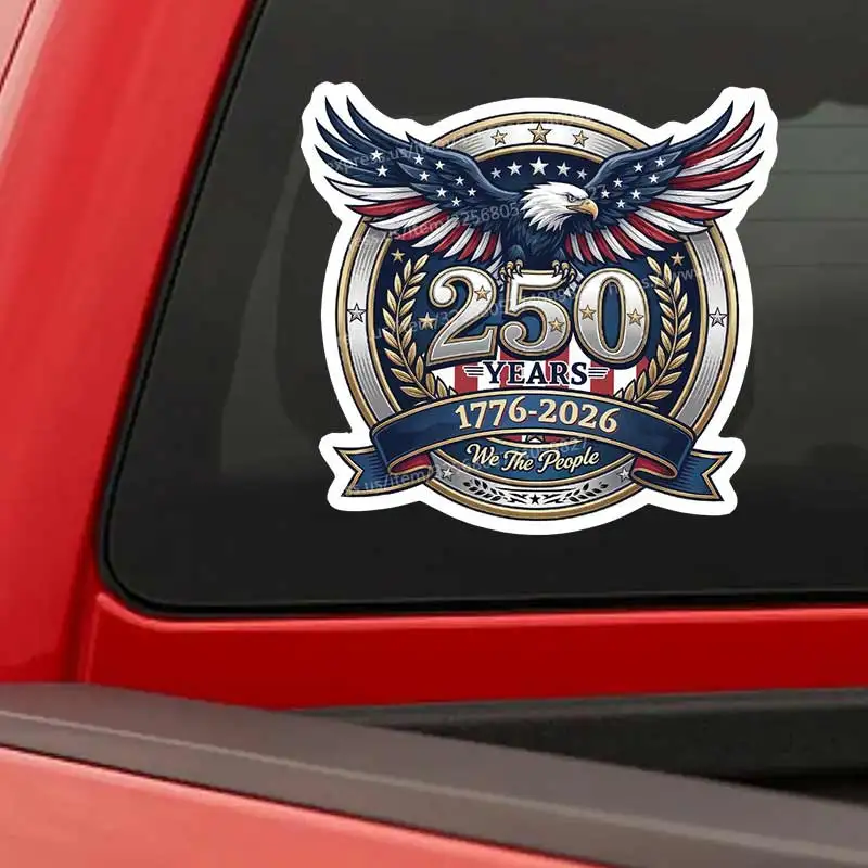 

America 250th Anniversary Car Stickers , We the People Sticker, Happy Vinyl Decal Waterproof Decoration Auto Parts SH1191