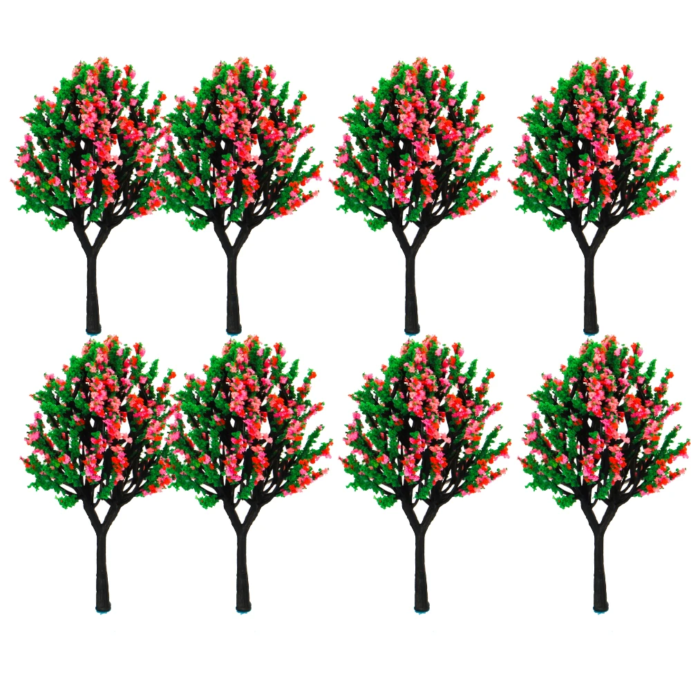 

4CM Mini Color Tree Model For Making Diy Building Sand Table/HO Railway/Garden Scene Plants Layout Diorama Kits 50Pcs/100Pcs