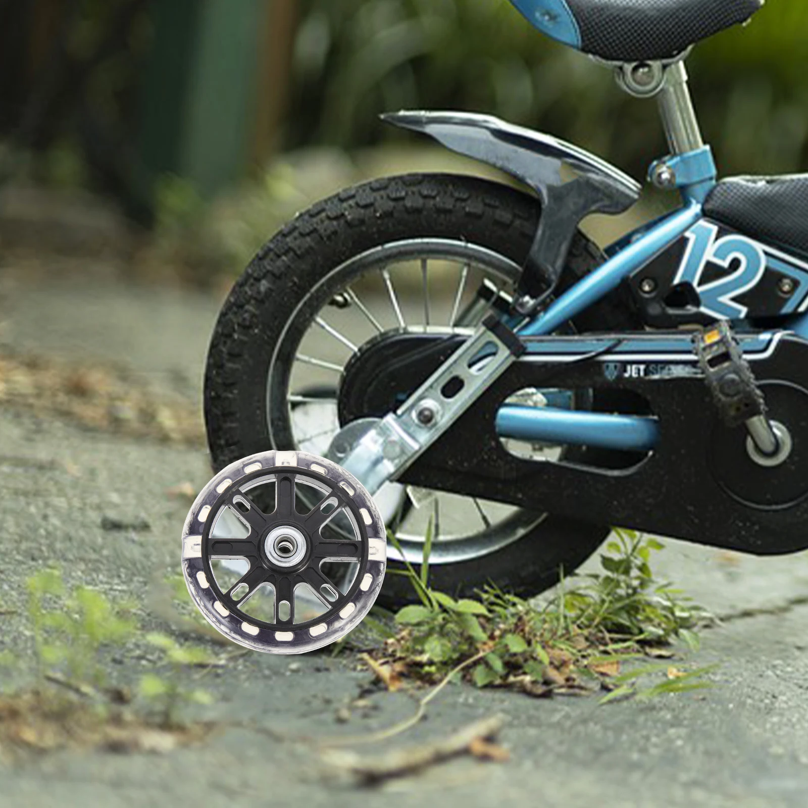 

Training Wheels for Kids Bikes Auxiliary Wheel Anti Skid Noise Free Children Bike Accessory Toddler Replaceable Wear Resistant