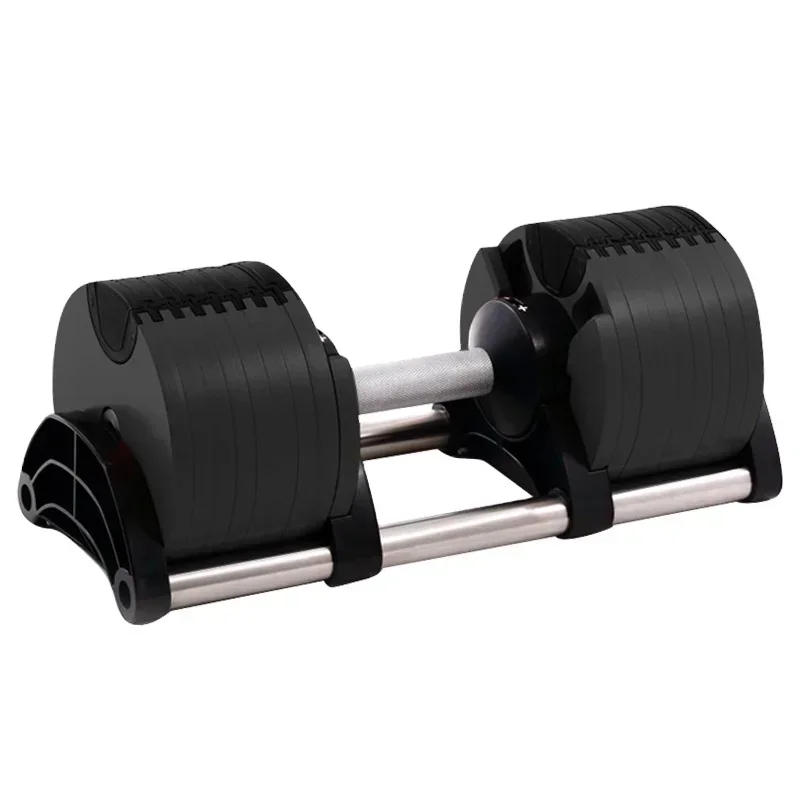 Hot Sale 80LB Increment 5LB Weight Adjustable Single Dumbbells For Workout Strength Weightlifting Training Gym Use