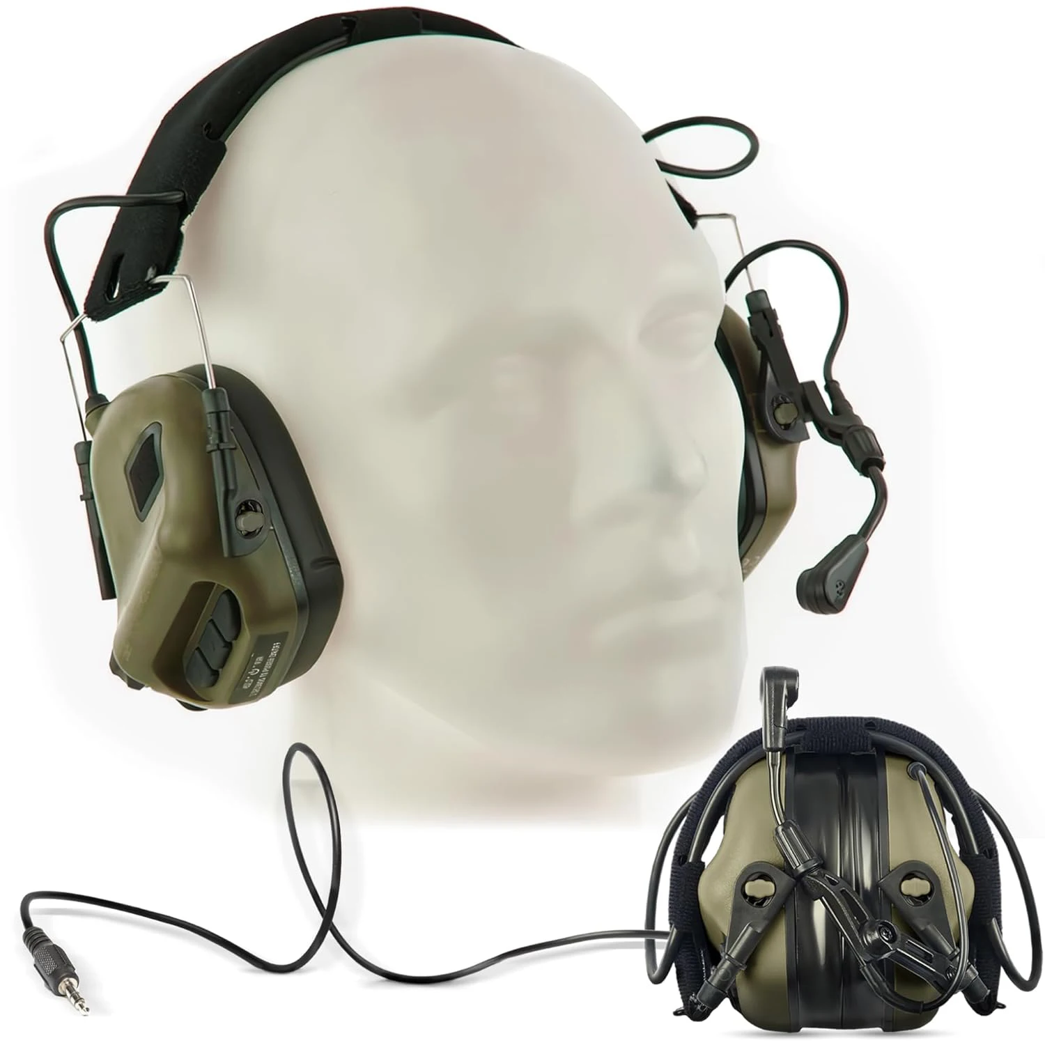 Imagem -02 - Earmor Anti-noise Tactical Headconjunto Aviação Comunicação Tiro M32 Mod4